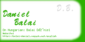 daniel balai business card